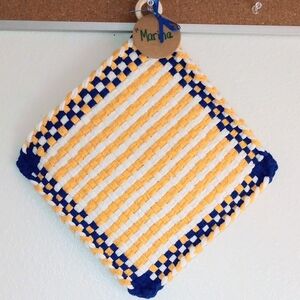 Marina Handmade Loom Woven Jumbo Size Potholder